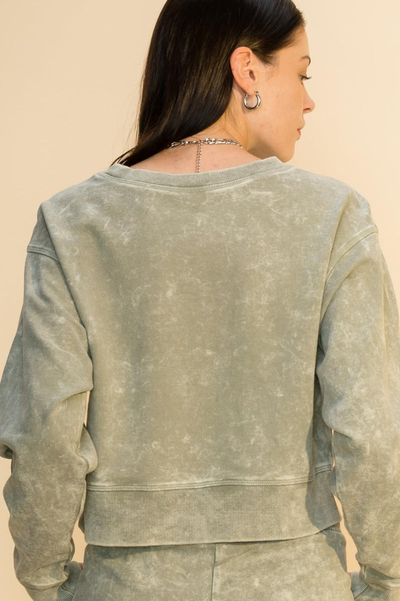 Acid Wash Sweatshirt