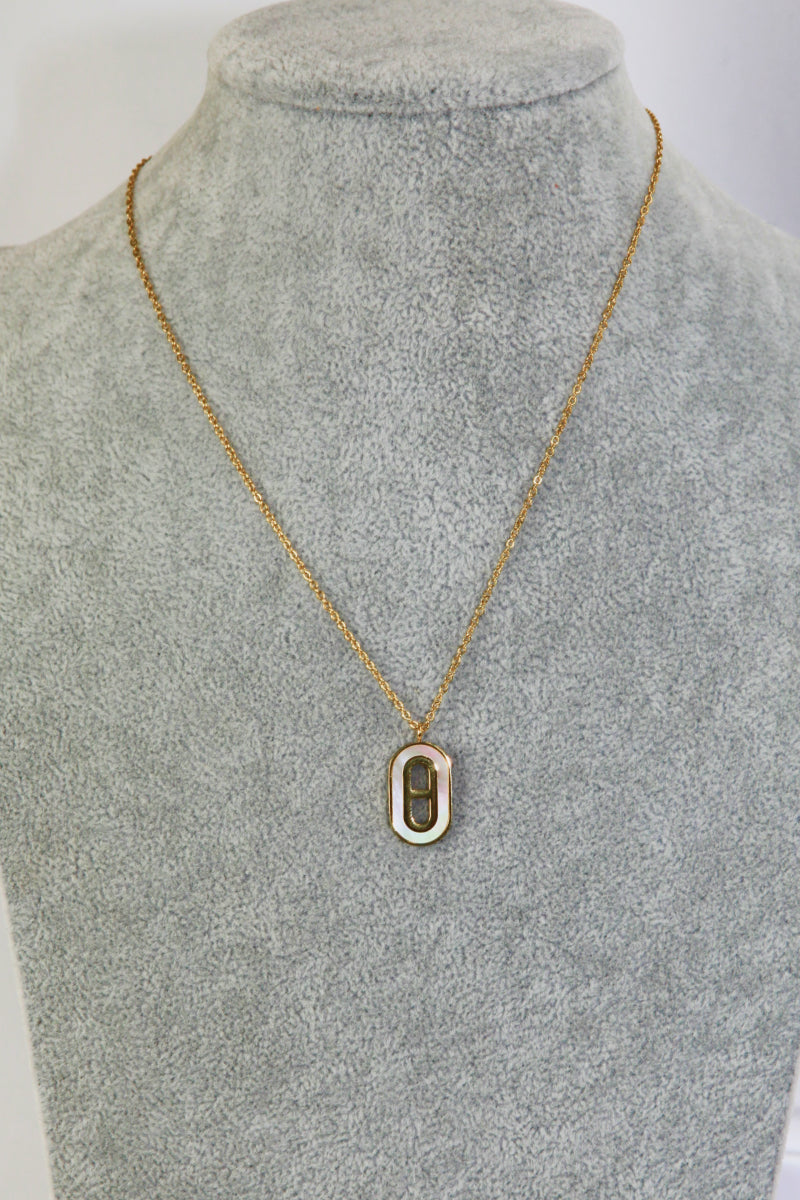 Gold Shell Pendant Necklace