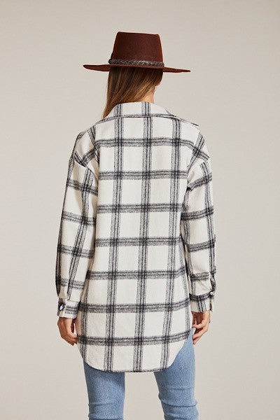 Button Down Flannel Jacket