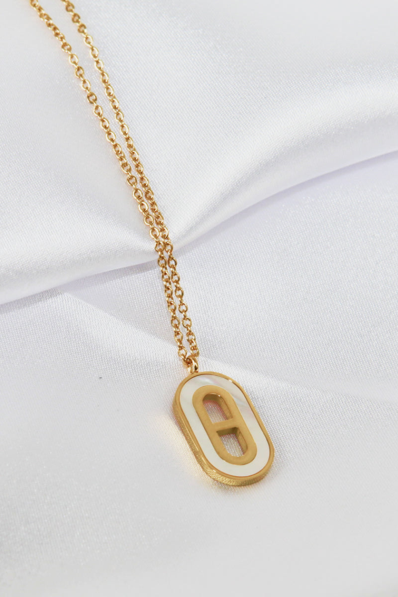 Gold Shell Pendant Necklace