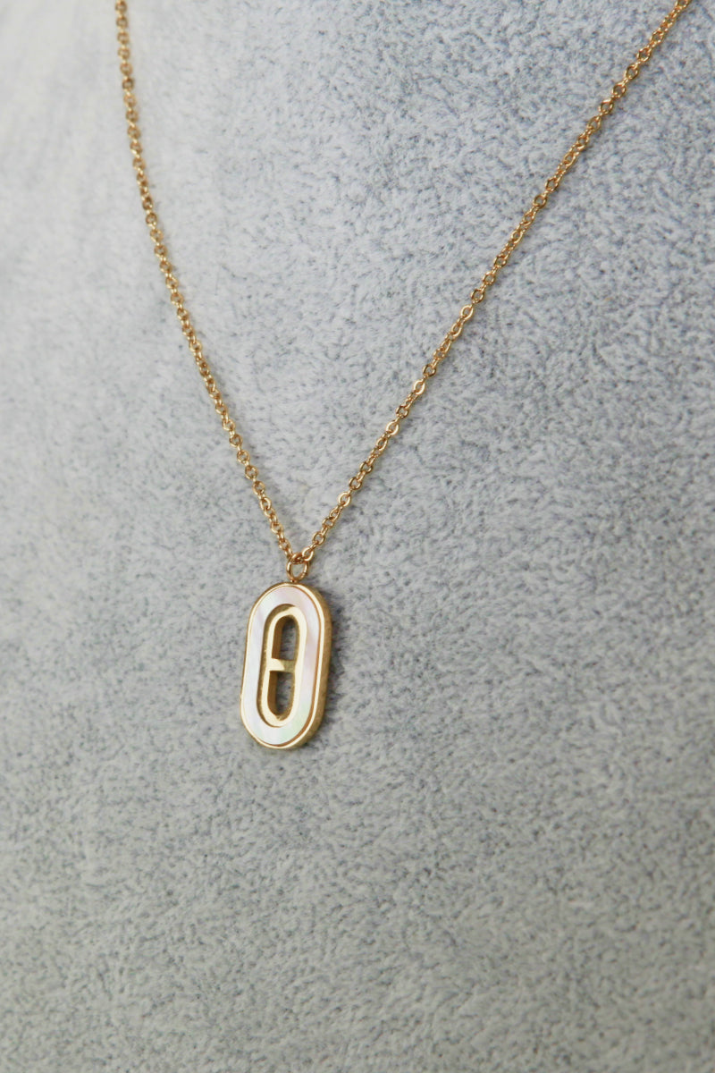 Gold Shell Pendant Necklace