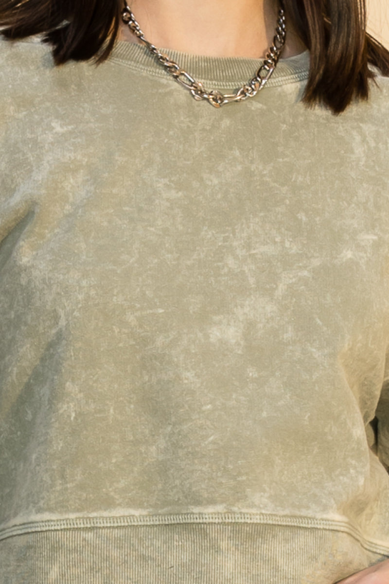 Acid Wash Sweatshirt