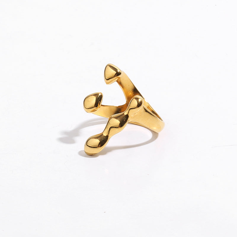 Gold Boned Ring
