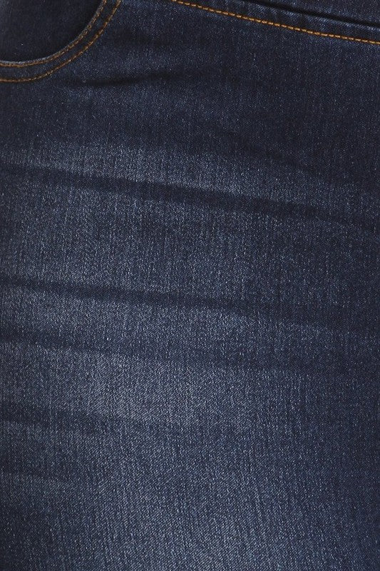 Plus Size Distressed Jegging