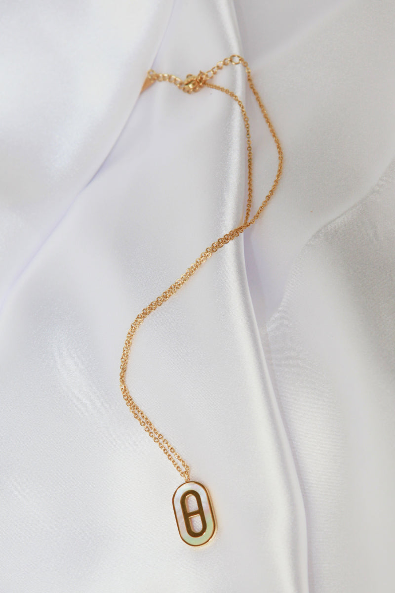 Gold Shell Pendant Necklace